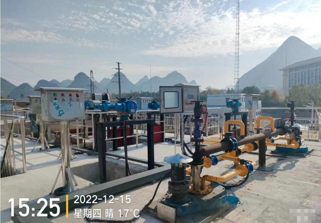 地衛(wèi)環(huán)?！`山縣第三污水處理廠